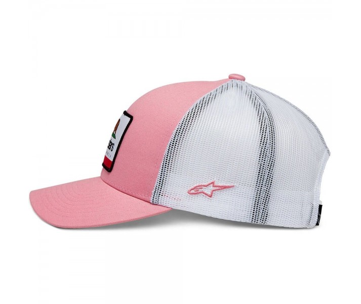 Gorra Mujer Alpinestars Cali 2.0 Rosa Blanco |1232-81900-3110|