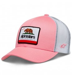 Gorra Mujer Alpinestars Cali 2.0 Rosa Blanco |1232-81900-3110|