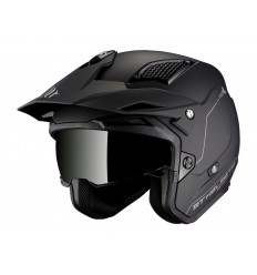 Casco Mt District Sv S Solid Negro Mate |13450000103|