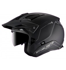 Casco Mt District Sv S Solid Negro Mate |13450000103|