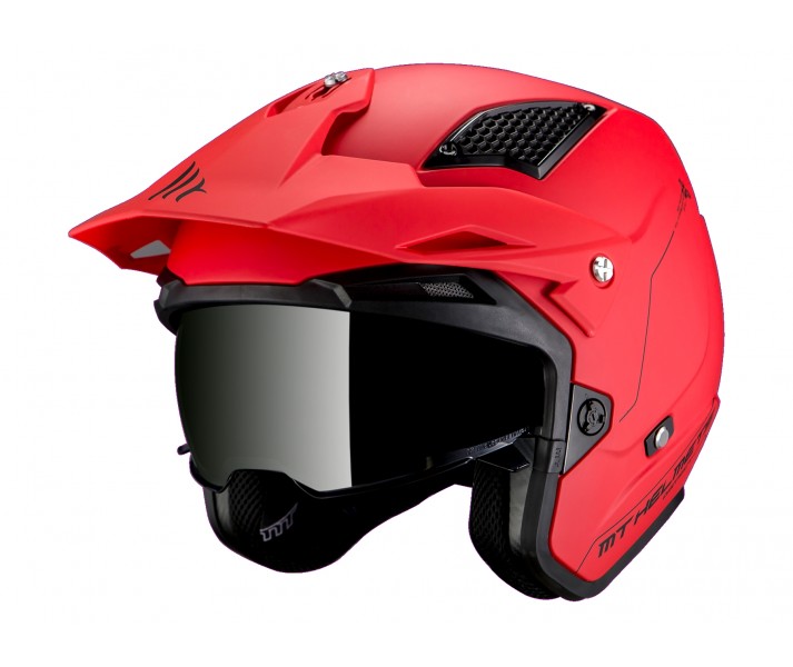 Casco Mt District Sv S Solid Rojo Mate |13450000533|