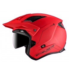 Casco Mt District Sv S Solid Rojo Mate |13450000533|