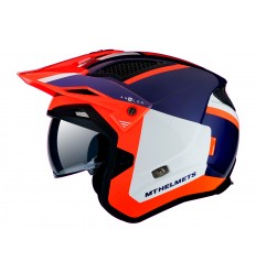 Casco Mt District Sv S Analog Naranja Blanco Violeta Brillo |13457943513|