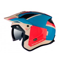 Casco Mt District Sv S Analog Azul Rojo Brillo |13457943713|