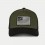 Gorra Alpinestars Flag Snapback Negro Verde Militar |1211-81013-6910|