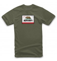 Camiseta Alpinestars Cali 2.0 Verde Militar |1212-72070-690|