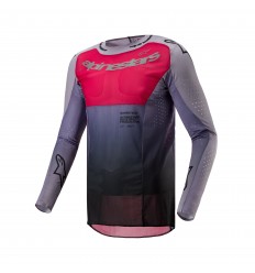 Camiseta Alpinestars Supertech Dade Iron Rojo Berry |3763324-1396|