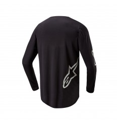 Camiseta Alpinestars Fluid Graphite Negro Plata |3763824-119|