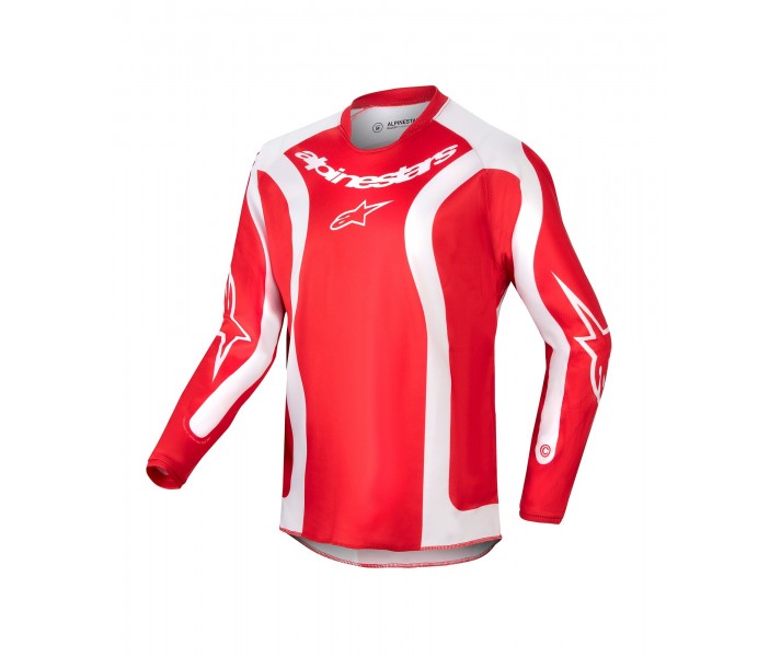 Camiseta Infantil Alpinestars Racer Lurv Mars Rojo Blanco |3773924-3120|