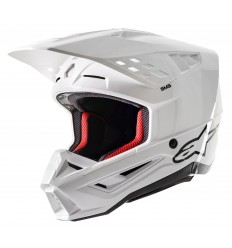 Casco Alpinestars S-M5 Solid Blanco Brillo |8303023-2180|