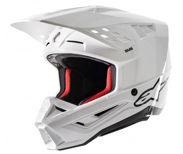 Casco Alpinestars S-M5 Solid Blanco Brillo |8303023-2180|