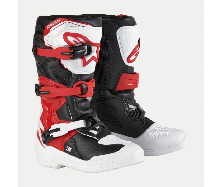 Botas Alpinestars Infantil Tech 3S Blanco Negro Rojo Brillo |2014024-2030|