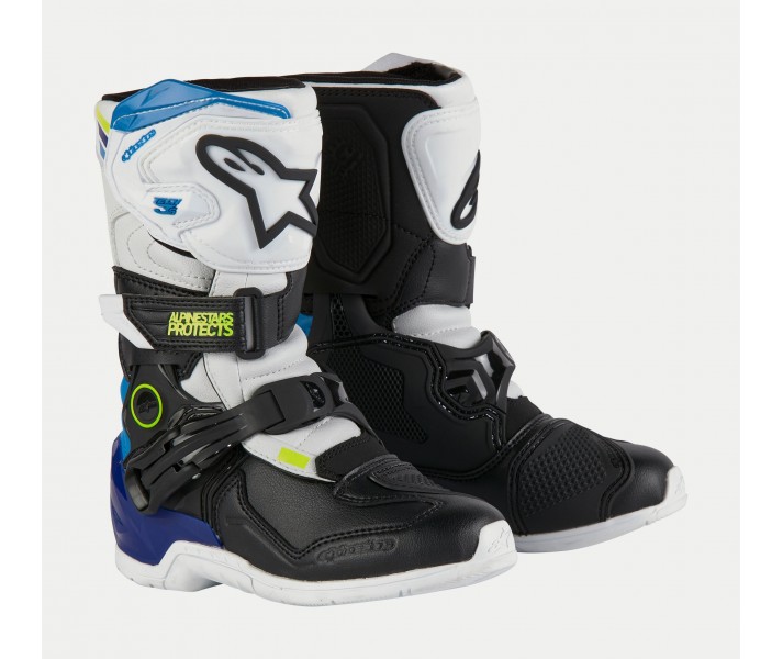 Botas Alpinestars Kids Tech 3S Blanco Negro Azul |2014524-2179|