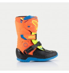 Botas Alpinestars Kids Tech 3S Naranja Fluor Azul Amarillo Fluor |2014524-4755|