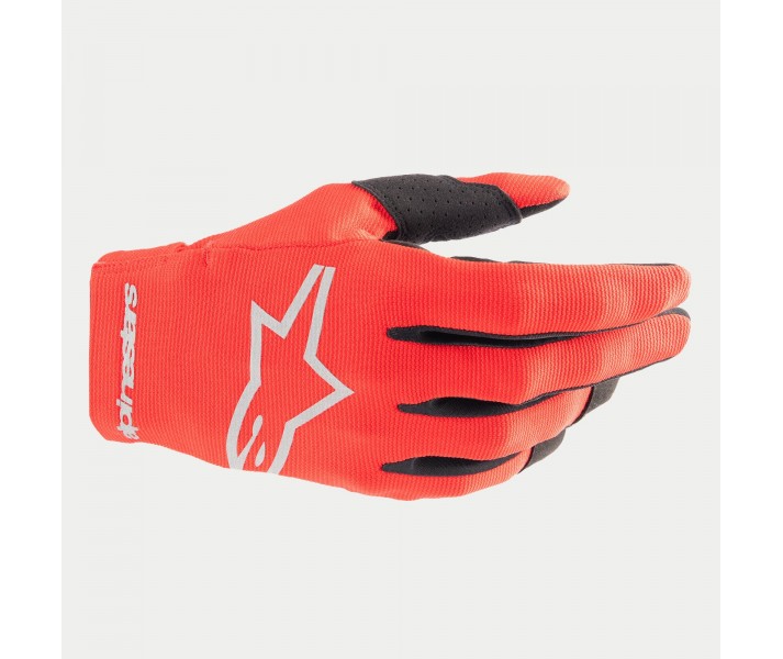 Guantes Alpinestars Radar Rojo Plata |3561824-385|