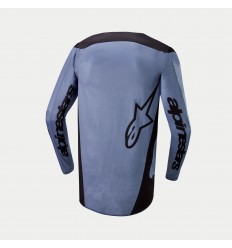 Camiseta Alpinestars Fluid Lurv Negro Azul Claro |3762024-7056|