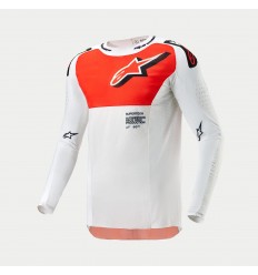 Camiseta Alpinestars Supertech Ward Naranja Blanco |3763224-242|