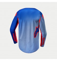 Camiseta Alpinestars Fluid Lucent Azul Naranja |3763724-7036|