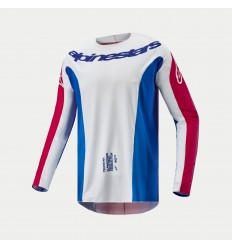 Camiseta Alpinestars Techstar Pneuma Azul Rojo Blanco |3766924-736|