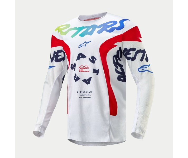 Camiseta Alpinestars Racer Hana Blanco Multicolor |3768324-258|