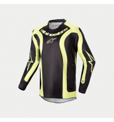 Camiseta Alpinestars Infantil Racer Lurv Negro Amarillo Fluor |3773924-168|