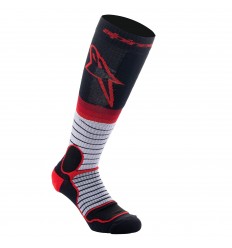 Calcetines Alpinestars Mx Pro Negro Gris Rojo |4701524-1215|