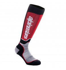 Calcetines Alpinestars Mx Plus Negro Gris Rojo |4702324-1215|