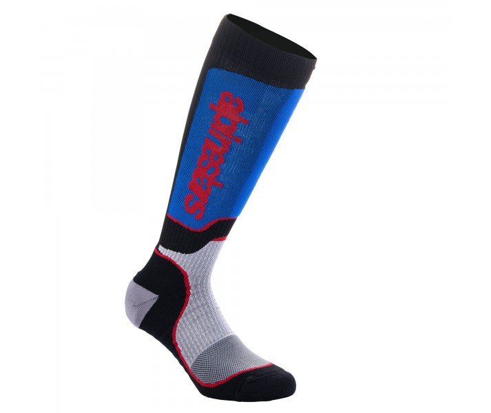 Calcetines Alpinestars Infantil Mx Plus Negro Blanco Azul |4742324-1226|