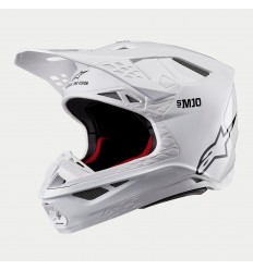 Casco Alpinestars Supertech S-M10 Solid Blanco Brillo |8300123-2180|