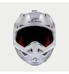 Casco Alpinestars Supertech S-M10 Solid Blanco Brillo |8300123-2180|