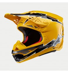 Casco Alpinestars Supertech S-M10 Ampress Negro Amarillo Brillo |8300623-1414|