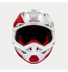 Casco Alpinestars Supertech S-M10 Unite Rojo Blanco Brillo |8301623-3182|