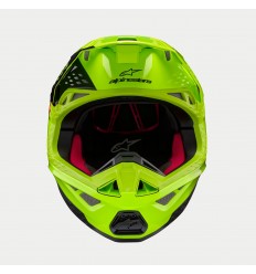 Casco Alpinestars Supertech S-M10 Unite Amarillo Fluor Negro Rosa Brillo |830162