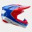 Casco Alpinestars Supertech S-M10 Aeon Rojo Azul Brillo |8301823-3017|