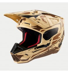 Casco Alpinestars S-M5 Mineral Marrón Oscuro Canguro Mate |8306523-838|