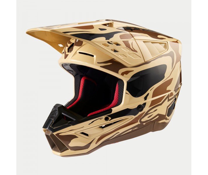 Casco Alpinestars S-M5 Mineral Marrón Oscuro Canguro Mate |8306523-838|