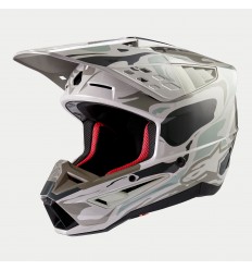 Casco Alpinestars S-M5 Mineral Gris Verde Brillo |8306523-9066|