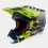 Casco Alpinestars S-M5 Rash Azul Marino Amarillo Fluor Brillo |8307023-7455|