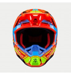 Casco Alpinestars S-M5 Action 2 Naranja Fluor Amarillo Cian Fluor Brillo |830602