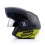 Casco Blauer Real Grafica B Negro Mate Titanio Amarillo |CBREALB12|