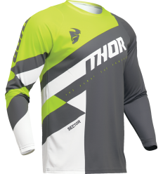 Camiseta Thor Sector Checker Gris Amarillo Fluor |29107594|