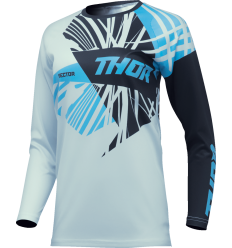 Camiseta Thor Mujer Sector Split Azul Negro |29110288|