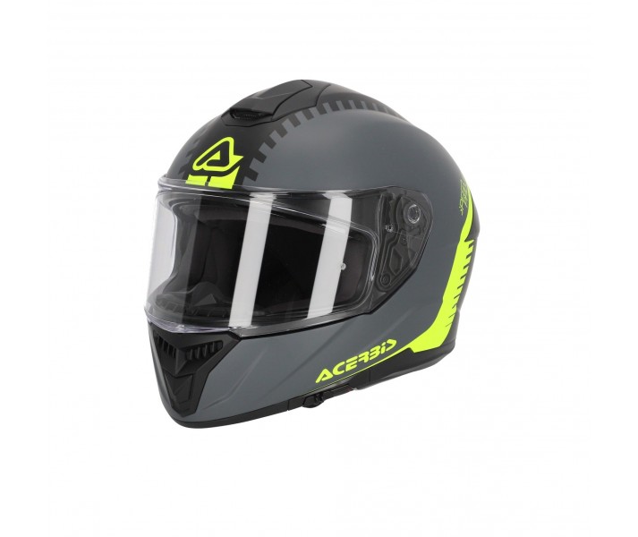 Casco Acerbis Krapon Gris Amarillo |0024663.290|