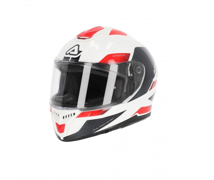 Casco Acerbis Krapon Blanco Rojo |0024663.239|