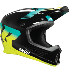 Casco Thor Sector 2 Carve Negro Amarillo |01108097|