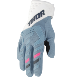 Guantes Thor Mujer Spectrum Azul Blanco |33310264|