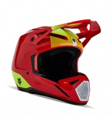 Casco Fox Infantil V1 Ballast Rojo Fluor |31401-110|