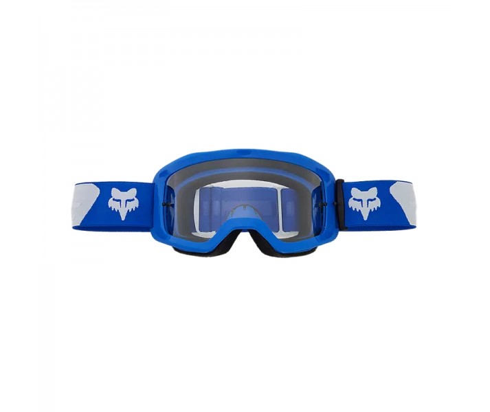 Máscara Fox Main Core Azul Blanco Lente Transparente |31345-025|