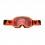 Máscara Fox Main Core Naranja Fluor Lente Transparente |31345-824|