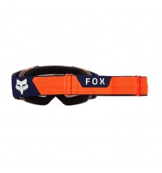 Máscara Fox Vue Core Naranja Fluor Lente Transparente |31353-824|